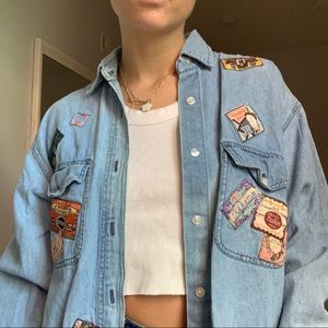 Vintage jean shirt